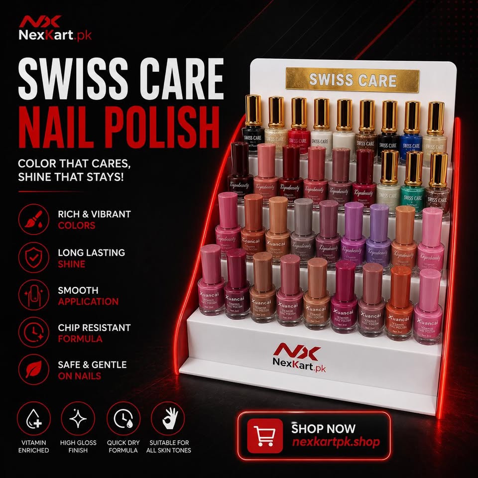 Swiss Care Nail Polish Collection – Long Lasting, Quick Dry & High Gloss Finish