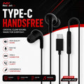 Nexkart Type-C AKG-Tuned Wired Handsfree Earphones for Samsung, Android, and Type-C Devices