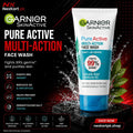 Garnier SkinActive Pure Active Multi-Action 3-in-1 Face Wash (100ml)