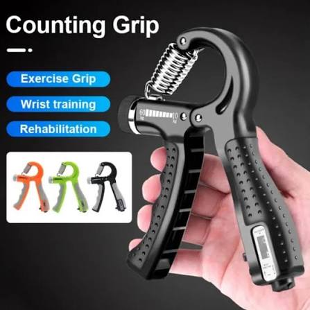 Nexkart FlexGrip Hand Exerciser – Adjustable Resistance Forearm and Finger Strengthener for Athletes.