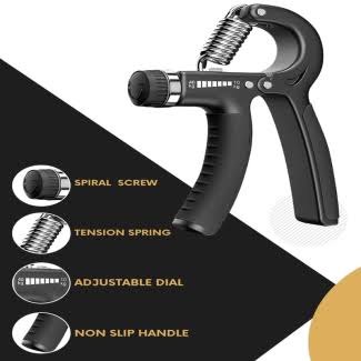 Nexkart FlexGrip Hand Exerciser – Adjustable Resistance Forearm and Finger Strengthener for Athletes.