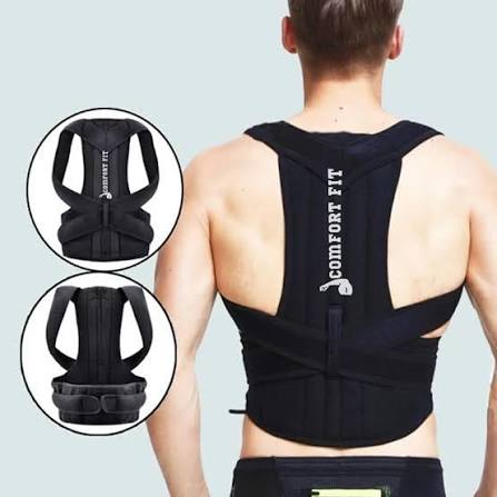 Nexkart Adjustable Posture Corrector Belt – Breathable Back Support Brace for Upper and Lower Back Pain Relief, Spine Alignment, and Clavicle Support for Men and Women.