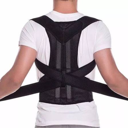 Nexkart Adjustable Posture Corrector Belt – Breathable Back Support Brace for Upper and Lower Back Pain Relief, Spine Alignment, and Clavicle Support for Men and Women.