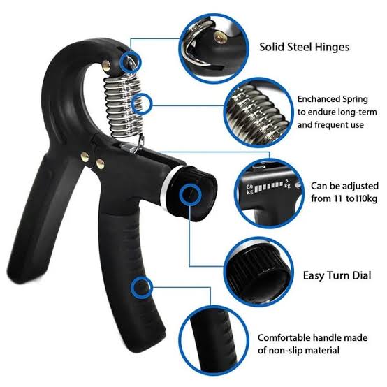 Nexkart FlexGrip Hand Exerciser – Adjustable Resistance Forearm and Finger Strengthener for Athletes.